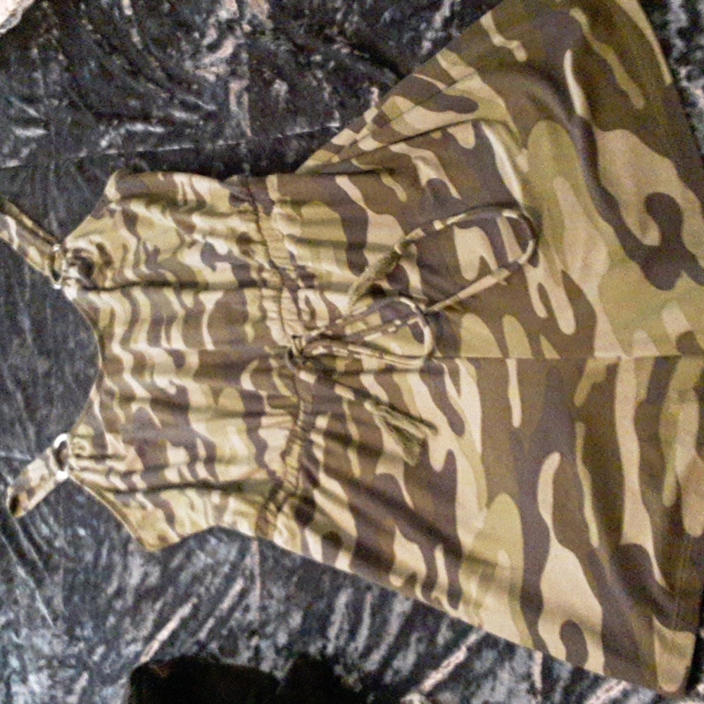 Camo Romper short set